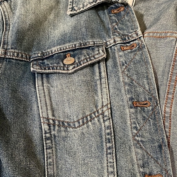 Madewell Oversized Trucker Jean Jacket in Capstone Wash Size XXS - Picture 12 of 12